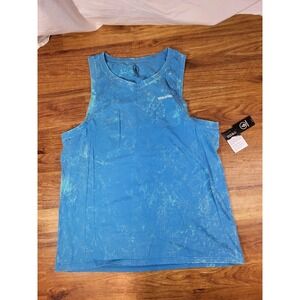 NWT Volcum Size XXL Blue Acid Wash Agean Tank